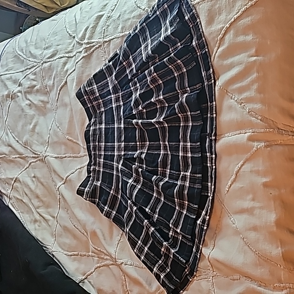 Hollister plaid skirt